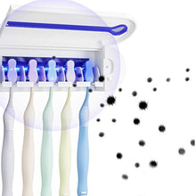 DWW Sterilizzatore spazzolino UV Parete aspirazione Bagno dentifricio portaspazzolino Automatico Set di Creme dentifricio spremere