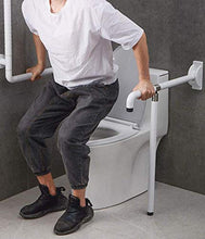Maniglioni da bagno Servizi igienici Maniglie supporto da pavimento-standing T a forma di Bagno corrimano con i piedini, casa doccia di sicurezza antiscivolo Ringhiera Telaio Accessori da bagno