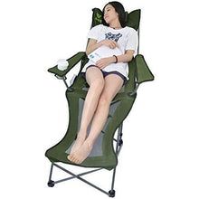 GJJSZ Lettino da Pesca Lettino da Pesca per Il Tempo Libero Lettino Pieghevole da Viaggio Portatile Reclinabile Letto d'ospedale Ufficio Pausa Pranzo Napping Campeggio Blu Scuro