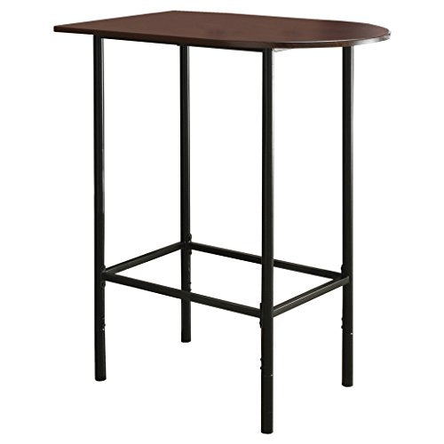 Monarch Specialties Metal Space Saver Tavolo da Bar, 24 da 91,4 cm, Cappuccino/Nero