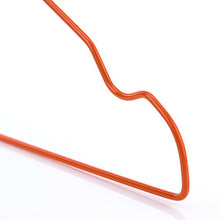 HANGERWORLD 100 Grucce Appendiabiti 40cm in Metallo Colorato Arancione Salvaspazio per Casa e Lavanderia
