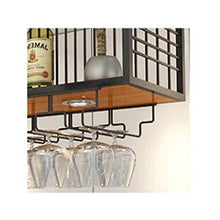 FCXBQ Appendiabiti da Bar, portabicchieri da Vino sospeso, Appendiabiti in Ferro rovesciato Creativo per Bar di casa, portabottiglie per Vino, cremagliera (Dimensioni: 150 * 30 cm)