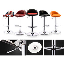 Avere PU Pelle Sgabelli da Bar A 360 Gradi Girevole,Idraulico Seggiola da Bar Regolabile da Bar 62-82cm,Economico Sgabello da Bar con Poggiapiedi,per Ufficio Bellezza Taglio di Capelli Medico