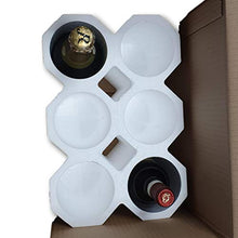 IMBALLAGGI 2000 - 1 Kit Portabottiglie Vino in Polistirolo con Scatola di Cartone