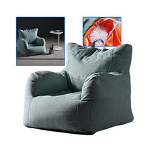 Poltrone Pigro Divano Sofa Estraibile e Lavabile Svago Pigro Divano Schienale Camera da Letto Carino Affitto (Color : Blue, Size : 80 * 78 * 63cm)