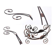 LHQ-HQ Wine Rack, Casa del Vino Wine Rack Cabinet Decorazioni vitivinicolo Europeo Mestieri della cremagliera della Bottiglia in Ferro battuto 1 Bottiglia