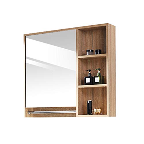 Armadietto per medicinali a specchio, Armadietto da parete con mensola per bagno con ripiano, Specchi da parete per specchio decorativo da bagno