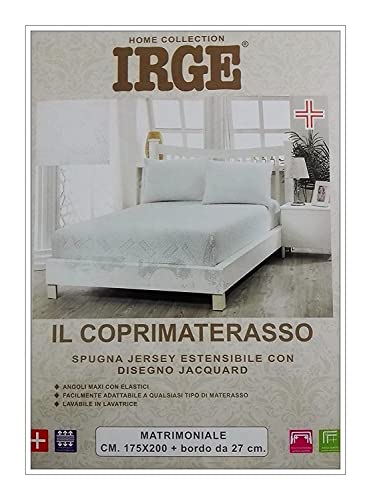 Coprimaterasso Matrimoniale Irge Spugna Jacquard