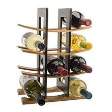 Lasamot Scaffale per Vino in Legno Scaffale per Vino in Legno Semplice Moderno Portabottiglie per Vino in Legno massello Naturale per Cucina/Sala da Pranzo/dispensa/Armadio