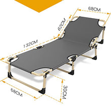 Chaise Longue Pieghevole, Sedie a Sdraio per Patio con Letto Pieghevole Portatile Regolabile, Utilizzato per Intrattenimento in Spiaggia/Riposo in Ufficio/Scorta Ospedaliera, può Sopportare 300k