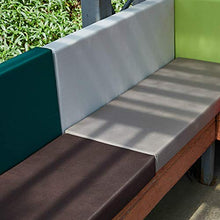 ZDSKSH Cuscino di Alta qualità per Panca da Giardino, Cuscino per Panca da 100/120/140/160 Cm, per Giardino, Sala da Pranzo, Cucina, Patio, Comodo, Durevole E Leggero