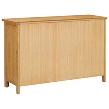 Ausla Cassettiera multiuso con 6 cassetti per camera da letto, mobiletto per camera da letto, armadietto in Legno Massello di Rovere, 105 x 33,5 x 73 cm