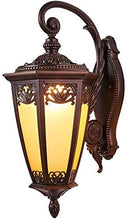 N / A squisita Illuminazione Luce Parete del Giardino Impermeabile Cirrodor Gazebo Garden Villa Garden Illuminazione Staffa Alluminio Vetro Porta Portello Modellato E27 Testa