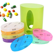 Portapillole portatile, portapillole da viaggio portatile, comodo design cavo per bambini Negozio di medicinali per anziani