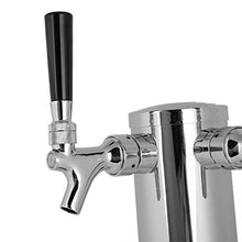Rockyin Acciaio Inossidabile Birra Torre Rubinetto a Due Punte Tap Facile Installazione Birra Rubinetto
