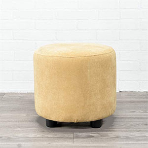 HBING Tempo Libero Mobile Poggiapiedi Ottomano Imbottito Poggiapiedi Poggiapiedi Ad Alte Prestazioni Poggiapiedi Resto Sedile Extra per Camera Letto E Soggiorno Sala Lettura Sala Ristorante,Yellow