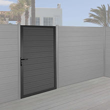 Mendler Porta per Recinzione Pannelli frangivento Protezione Privacy Sarthe 180x90cm Antracite