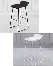 Bar Stool Industriale Chair Pedane Schienale Sedie da Pranzo Sgabelli for Cucina Bar Café Sgabelli Cuoio sede di Ferro Semplice Moderna abitazione Alto Colazione for Counter Similpelle Esterno