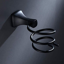 AGGF Mensola per Bagno Porta asciugacapelli Mensola per Bagno Nera Accessori per Bagno Accessori per Bagno