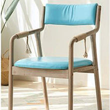 ZJ Stabile Semplice Sedia da Pranzo in Legno massello Tessuto Retro Moderno Ristorante Hotel casa Indietro Cinese bracciolo Sedia da Pranzo in Legno curvato Unico (Color : B)