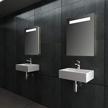 Alpenberger - Lavabo con rivestimento antibatterico in ceramica, 36 x 25 cm, da appendere o da appoggio, con rivestimento nano e design elegante
