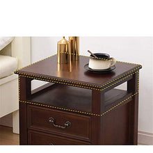XUSHEN-HU Legno Solido Comodino Americano Comodino Stile Europeo Camera Governo di immagazzinaggio Semplice Pine Mini Limita Cabinet