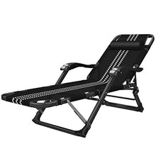 SHUAIIJUAN Sedia per il tempo libero domestico Sedie pieghevoli Prato Soggiorno con regolabile poggiatesta Sdraio reclinabile sedie da giardino Poltrona reclinabile for Outdoor Patio, campeggio, escur