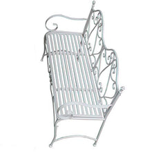 UWY Panchina da Giardino da Esterno Panchina da terrazza, Resistente panchina in Metallo in ghisa, Semplice Combinazione di Tavolo e Sedia per Balcone da caffetteria, per panchina d'ingresso per