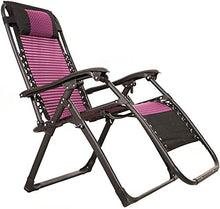 Reclinabile pieghevole, Lettino pieghevole per sedie a sdraio, Reclinabile per patio esterno da giardino regolabile, Sedia relax portatile in metallo, Supporto per struttura in acciaio inossidabile 2
