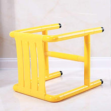 AYHa Bagno Sgabello in acciaio inox anti-Slip di sicurezza anti-corrosione anti-ruggine Anziani Bagno Doccia Chair mobili da bagno,Giallo,425mm