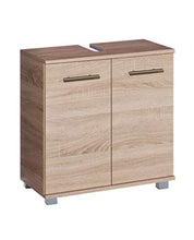 Schildmeyer Mobile sottolavabo Nitro, 121607, Legno, Decorazione in Rovere Sonoma, 60 x 32,6 x 63.4 cm (B/T/H)