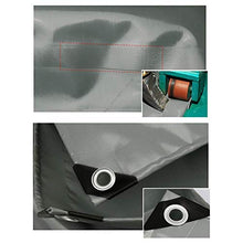 MHBGX Tela Cerata Resistente Impermeabile All'Aperto, Pioia 550G / M² Della Protezione Solare Antipioia Della Tela Dell'Olio Di Oxford Del Tessuto Del Pvc,un,2.8X4.8 M