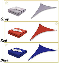 Vele parasole LQ Parasole Patio Sail Cloth Triangolo Canopy Yard Pergola, Paralume in Tessuto Impermeabile, for Giardino Barbecue Backyards attività, Tenda da Sole for Esterno