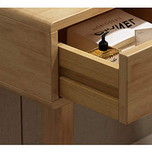 DD&QG Tavolo da Trucco con 2 Cassetti Scorrevoli,Toeletta con Specchio di Attenuazione Touch Screen,Moderno Camera da Letto Tavolo Cosmetici Specchio E Set di Sgabello-Noce 80x40x126cm(31x16x50inch)