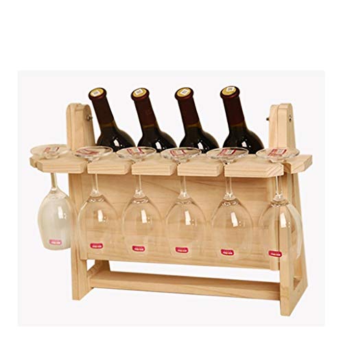 Casa e cucina Porta bottiglie da vino Wine Rack Solid Bottiglia di vino in legno rack Governo del vino Espositore Upside Holder Giù vino europeo delle famiglie Wine Glass rack Decoration Porta bottigl