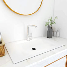 vidaXL Lavabo da Incasso 900x460x130 mm in SMC Bianco