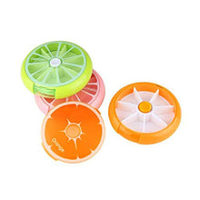 N/V Portatile Forma Rotonda Piccola Medicina Pill Box Portatile 7 Giorni Settimanale Viaggio Medicina Titolare Tablet Storage Caso Contenitore