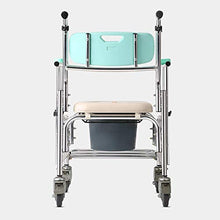 Sedia da Toilette Portatile Ad Altezza Fissa per Uso Sanitario E Sedia da Toilette, Sedia da Doccia con Ruote E Freni A
