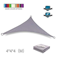 Hfior, tenda parasole da giardino, triangolare, rettangolare, in poliestere, impermeabile, per esterni, patio, giardino, 5 misure