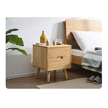 Comodini Nordic massello di Stile Giapponese Semplice Legno di Gomma da Letto Piccolo gabinetto (Color : B)