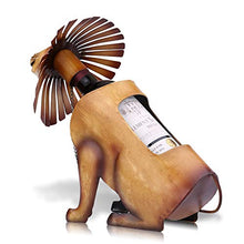 QqHAO Arredamento per la casa, Leone leopardwine Rack Metallo Ferro battuto Ornamenti Artigianato e Regali, per Soggiorno, Sala da Pranzo, Studio, corridoio,B