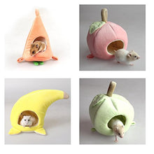 B Blesiya Gabbia di Riccio di Criceto Scoiattolo Nido Caldo E Morbido Casa Letto di Criceto di Mela Carino - Rosa