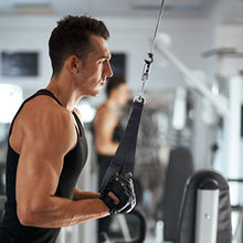 CLISPEED 1 Set Fitness LAT E Lift Pulley System Cavo Macchina Braccio Forza Allenamento Corda Home Attrezzi da Palestra per Tricipiti Pull Down Bicipiti Curl Indietro