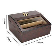 Cigar Humidor, Cigar Humidor Cigar Box Umidificazione Legno di Cedro umidità Sealed Grande capacità Cigar Box (290 * 250 * 150Mm)