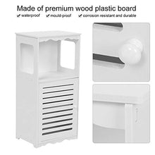 Joycelzen Mobili Armadietto Bagno, Armadio Sottolavabo per Bagno e Plastica per Armadio Ad angolo per Ripostiglio per Bagno, Camera da Letto, Cucina, Corridoio, Bianco