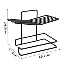 LYM &ripiano di stoccaggio Scaffali, Ferro da Bagno Porta Asciugamani di Carta Punch Supporto for Telefono Gratuito Porta Rotolo a Muro Supporto for Rotolo Scaffale di Finitura