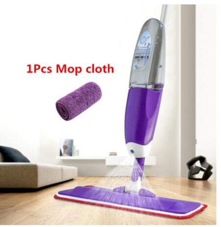 SSAYY Spray Mop Mocio per Pavimenti Spray con Panno Mop per Pulizia Testa Combinazione di Pavimenti in Legno Piastrelle in Ceramica Mop Automatico Strumenti per La Pulizia A Secco della Casa