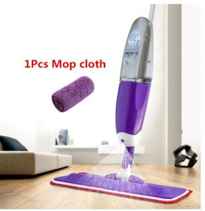 SSAYY Spray Mop Mocio per Pavimenti Spray con Panno Mop per Pulizia Testa Combinazione di Pavimenti in Legno Piastrelle in Ceramica Mop Automatico Strumenti per La Pulizia A Secco della Casa