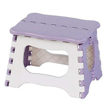 Gesh - Sgabello pieghevole per casa, bagno, cucina, giardino, campeggio, bambini e adulti, colore: Viola