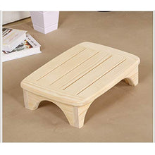 LZL Sgabello WC Sgabello Piede in Legno massello Sgabello Basso Bagno Bagno Water Antiscivolo Sgabello in Legno Soggiorno Ufficio poggiapiedi poggiapiedi Vasino Tozzo